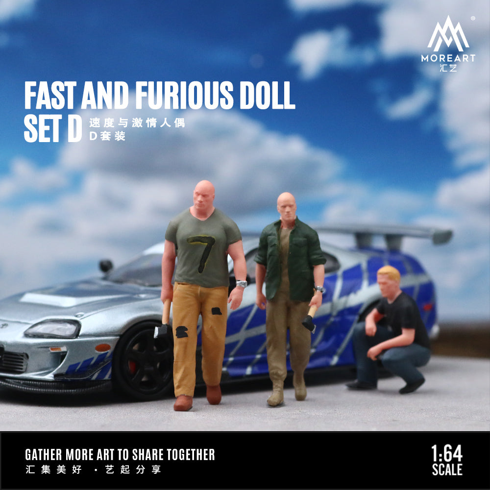 Nhân vật trong diorama Fast & Furious