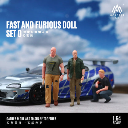 Nhân vật trong diorama Fast & Furious