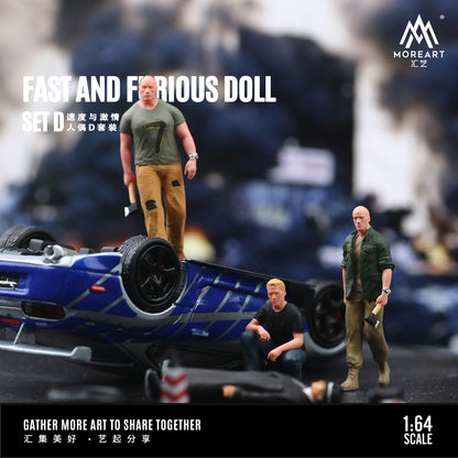 Góc trước diorama Fast & Furious