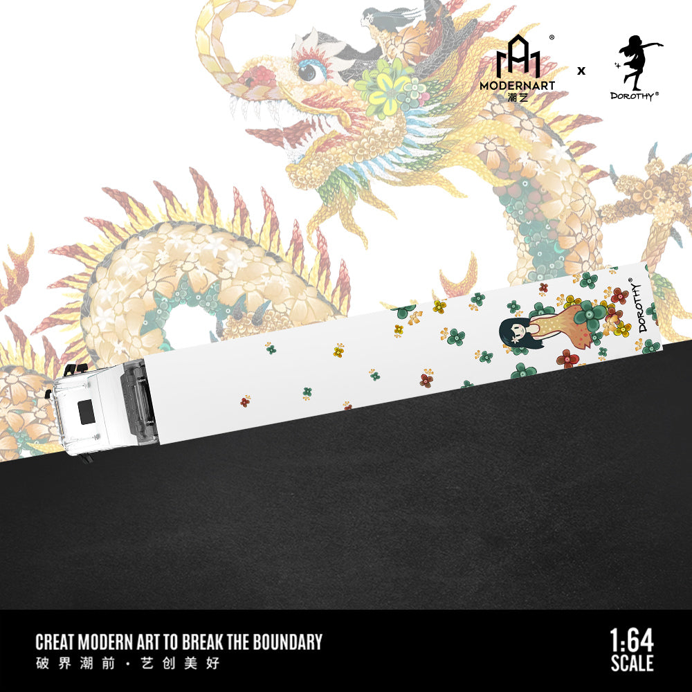 Xe Container Truck tỉ lệ 1:64