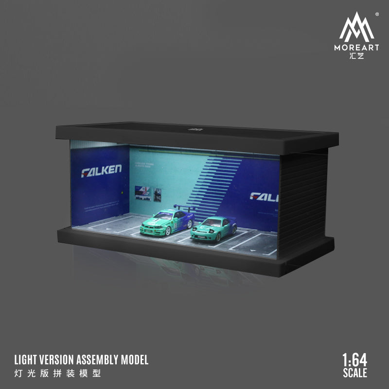 Các xe đua Falken trong diorama MoreArt