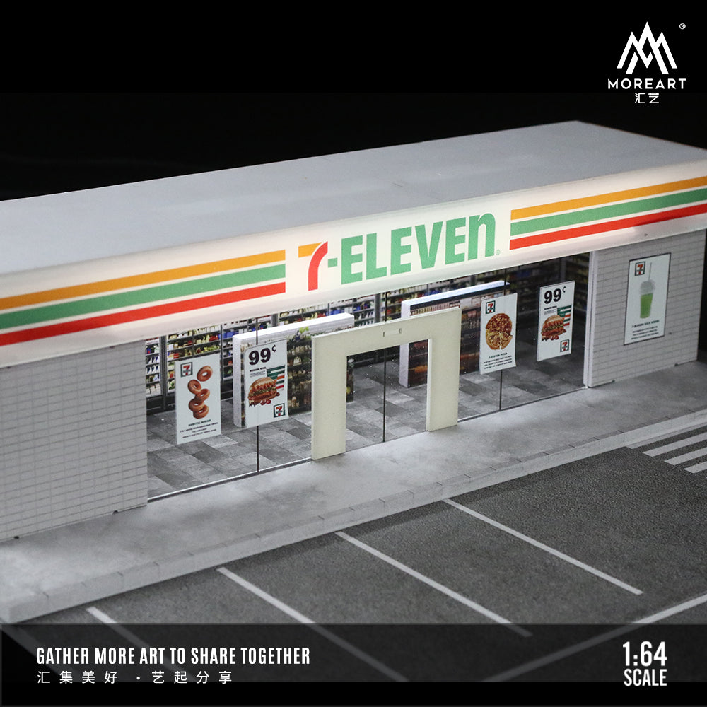 Bên trong cửa hàng 7-Eleven trong diorama MoreArt