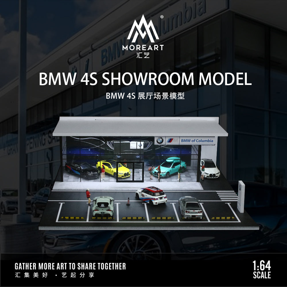Toàn cảnh diorama BMW 4S Showroom