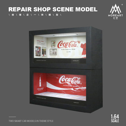 Toàn cảnh diorama Coca-Cola Repair Shop bản cũ