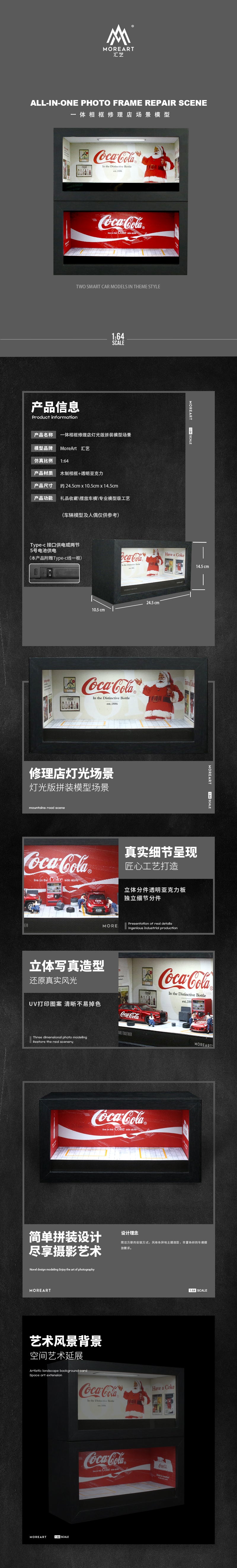 Nhân vật trong diorama Coca-Cola cũ
