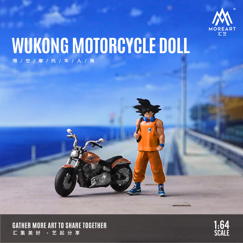 Mô hình diorama Wukong Motorcycle Doll Set MoreArt 1:64