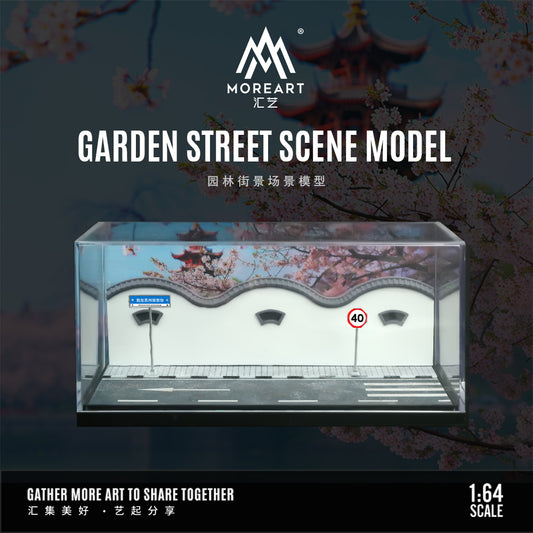 Tổng quan diorama Garden and Street Scene Model MoreArt 1:64