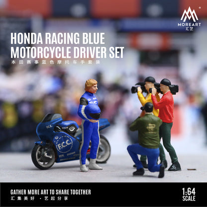 Góc tổng thể diorama Honda Racing Blue