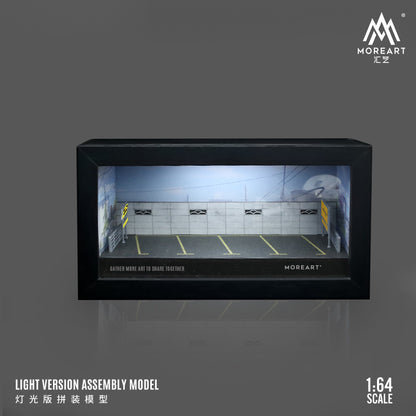 Diorama Parking Lot B-style MoreArt 1:64