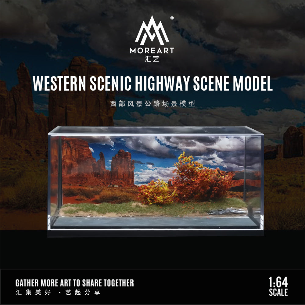 Diorama Western Scenic Highway MoreArt 1:64