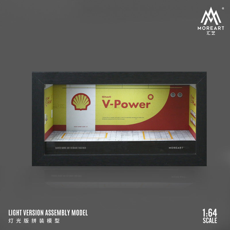 Tổng quan diorama MOREART Shell Oil 1:64