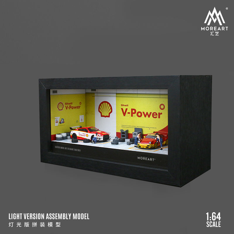 Bên trong diorama MOREART Shell Oil 1:64