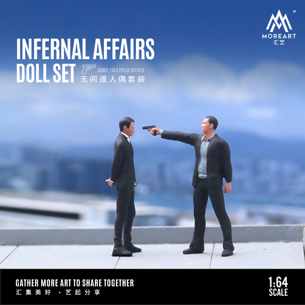 Tổng quan diorama Infernal Affairs Doll Set
