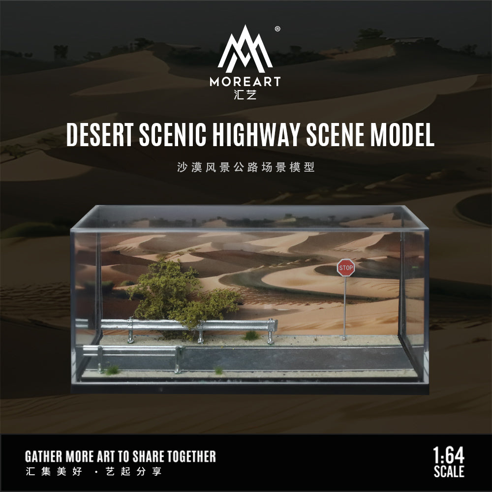 Toàn cảnh Diorama Desert Landscape Highway Scene