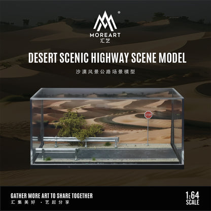 Toàn cảnh Diorama Desert Landscape Highway Scene