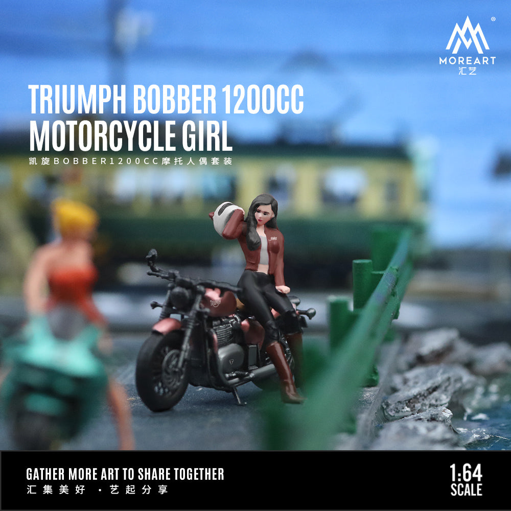 Mô hình diorama Triumph Bobber 1200CC MOREART chi tiết