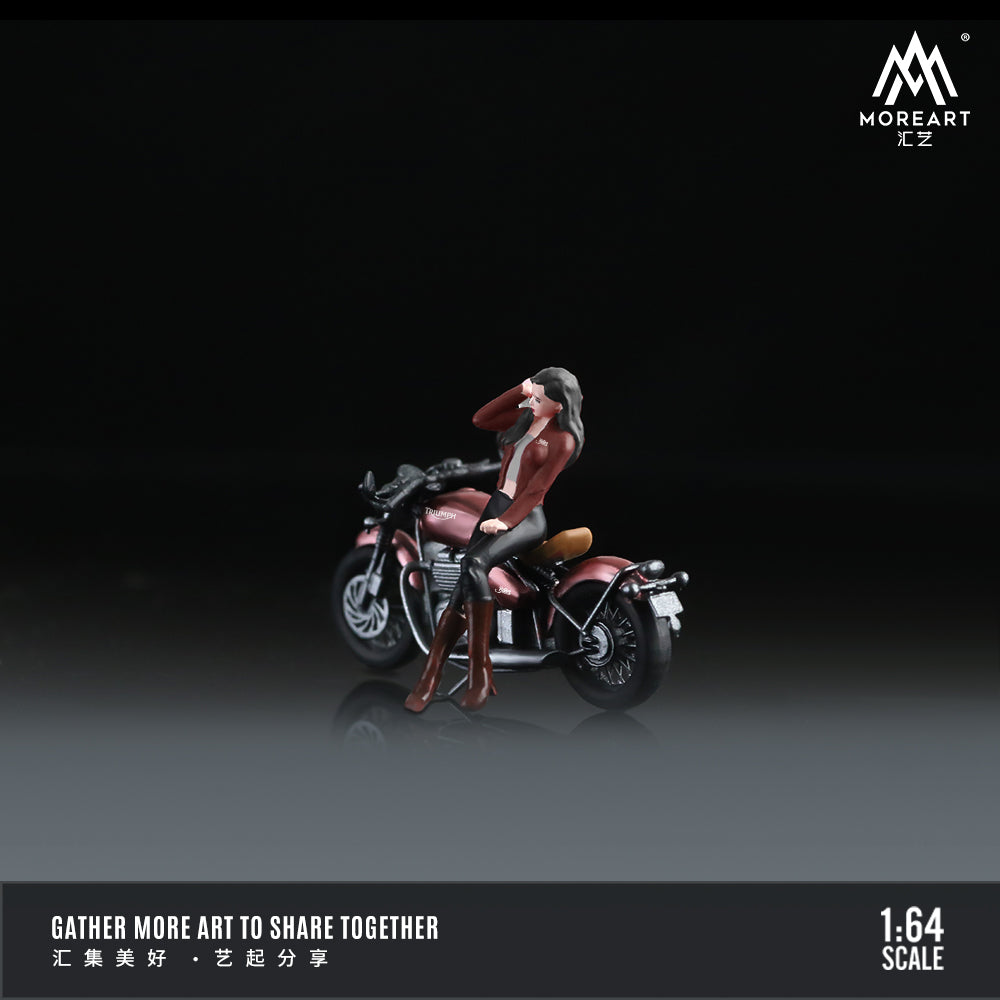 Mô hình diorama Triumph Bobber 1200CC MOREART tổng quan