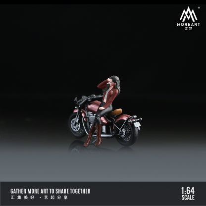 Mô hình diorama Triumph Bobber 1200CC MOREART tổng quan