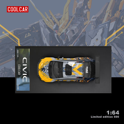 Góc nghiêng xe Honda Civic Gray Mecha-Standard