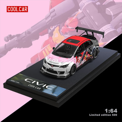 Góc trước xe Honda Civic độ Red Mecha của Cool Car