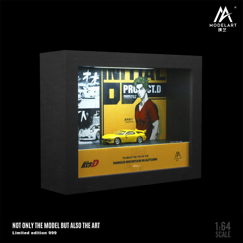 Đuôi xe Mazda RX-7 Yellow phiên bản đèn sáng