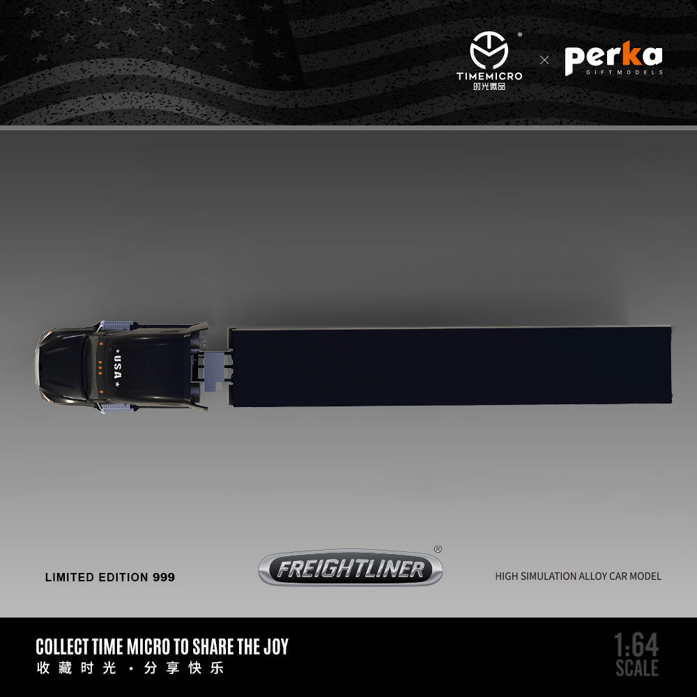 Đuôi xe Container Freightliner American Time Micro 1:64