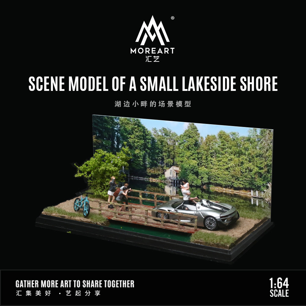 Góc rộng diorama Lakeside Scene MoreArt