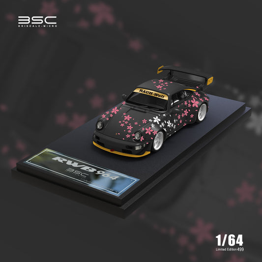 RWB 964 Cherry Blossom Matte Black Standard Version nhìn từ đầu xe