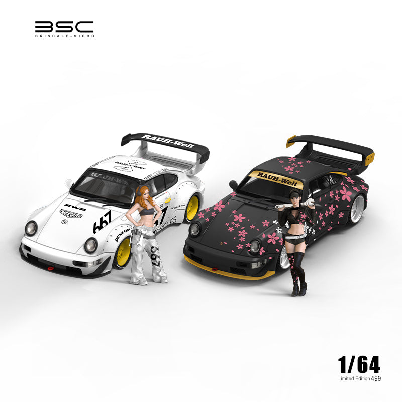 RWB 964 Cherry Blossom Matte Black Standard Version tổng thể