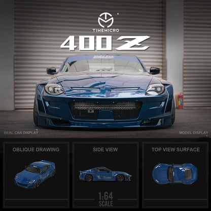 Thân xe Nissan 400Z Blue 1:64