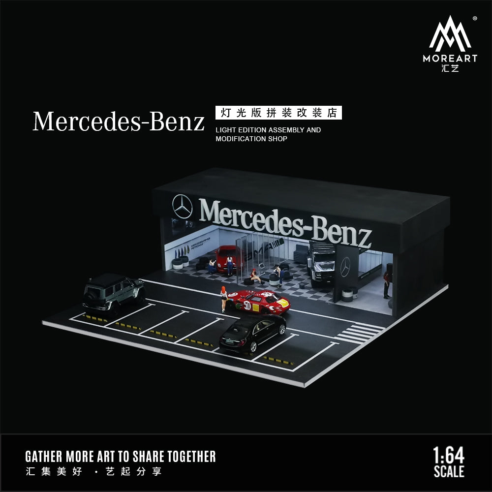 Mặt tiền diorama Mercedes-Benz Shop
