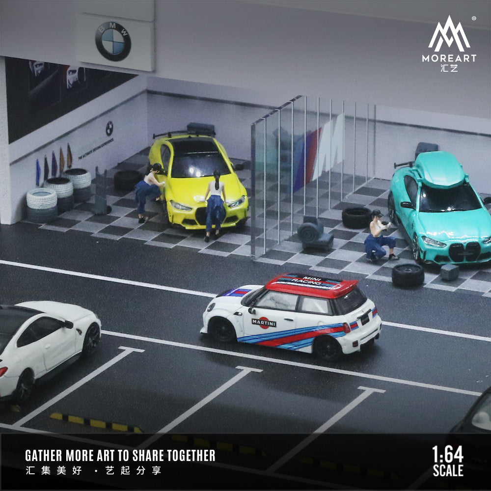 Diorama BMW Shop có đèn
