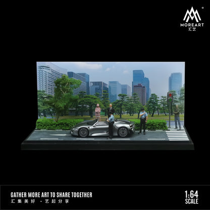 Toàn cảnh diorama tỉ lệ 1:64 City Park Highway MoreArt
