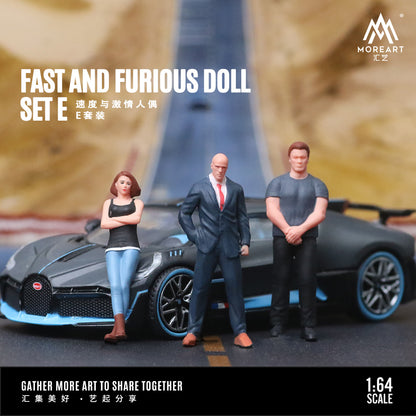 Chi tiết bối cảnh diorama Fast & Furious MoreArt