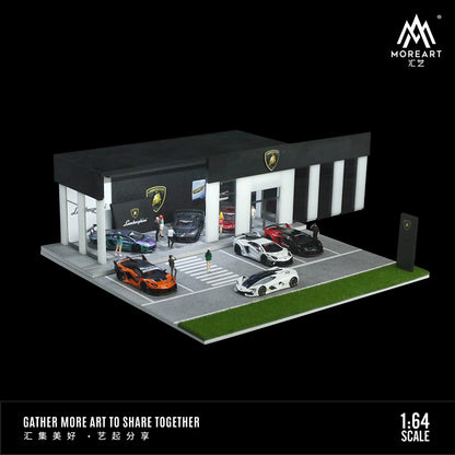 Tổng quan diorama Lamborghini tỉ lệ 1:64 Moreart