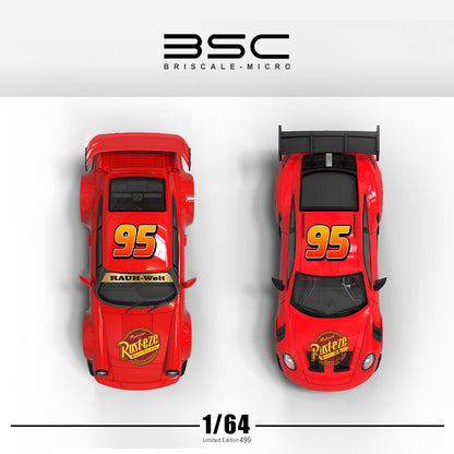 Góc nghiêng xe RWB964 Lightning McQueen