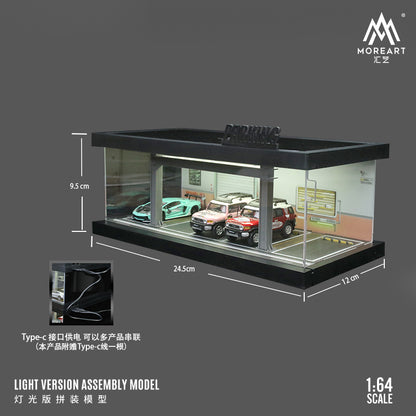 Mô hình bãi đỗ xe A-style tỉ lệ 1:64