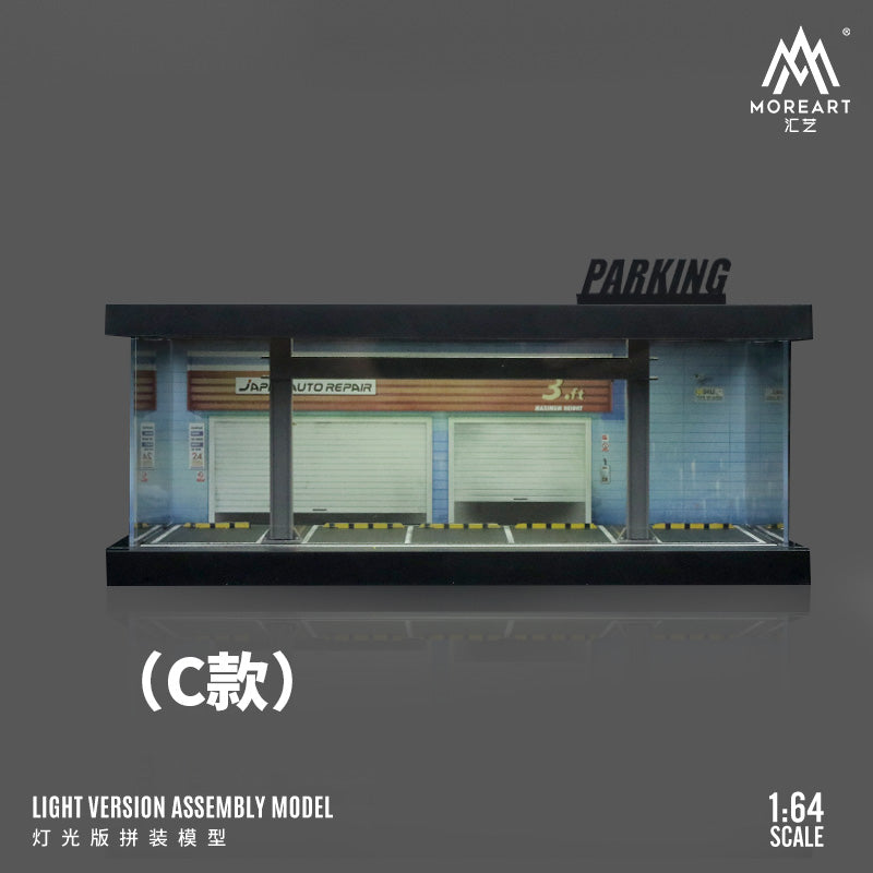 Tổng quan diorama bãi đỗ xe C-style