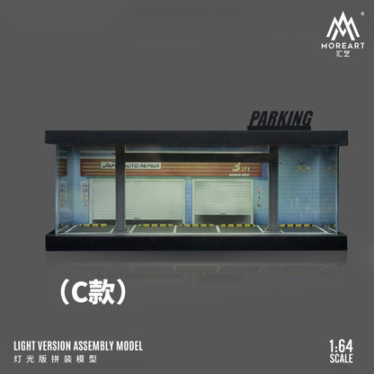 Tổng quan diorama bãi đỗ xe C-style