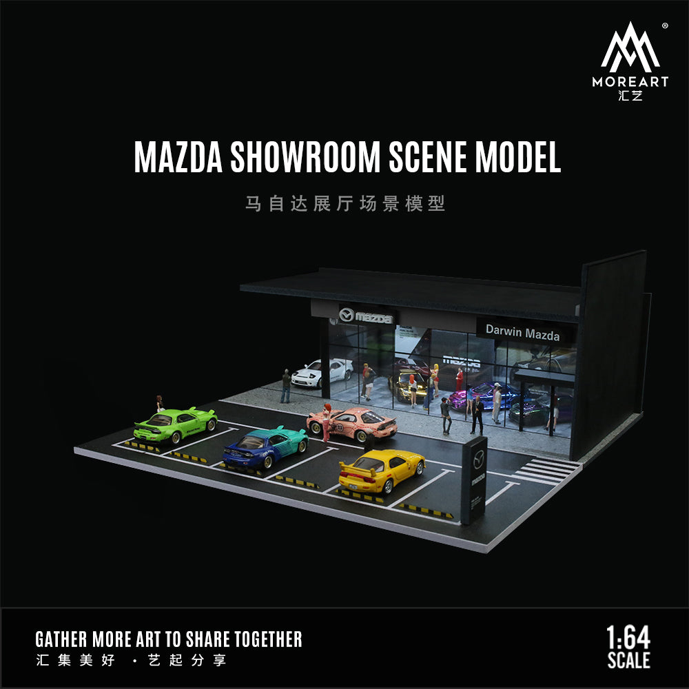 Góc nghiêng diorama Mazda 4S