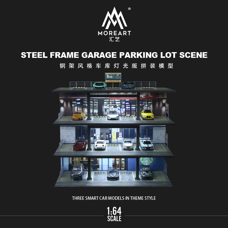 Góc nghiêng Diorama Four-Story Garage