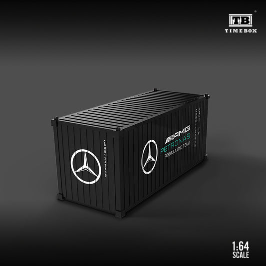 Góc trước container Mercedes-Benz AMG