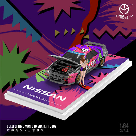 Góc trước xe Nissan GTR 32 AXIA 22 Silver - Time Micro