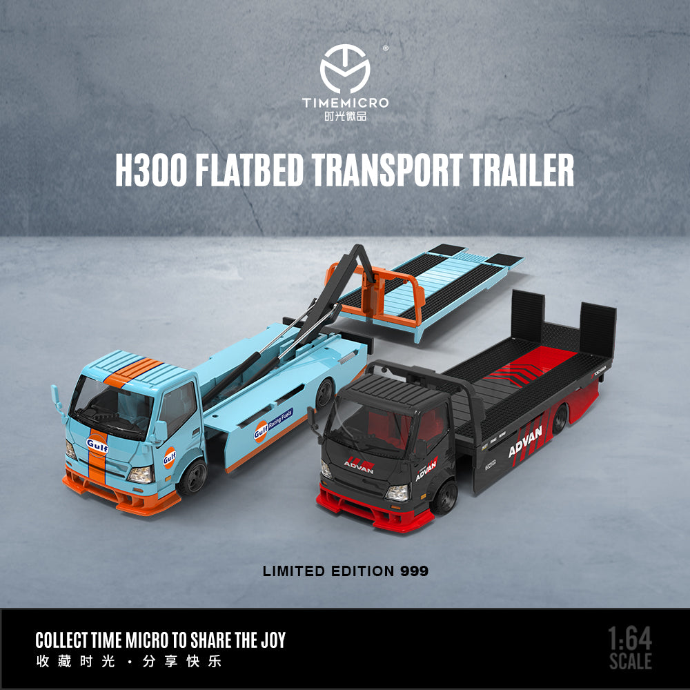 Vỏ hộp mô hình Xe H300 Flatbed ADVAN Time Micro