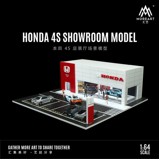 Mô hình Diorama Honda 4S Store góc tổng thể