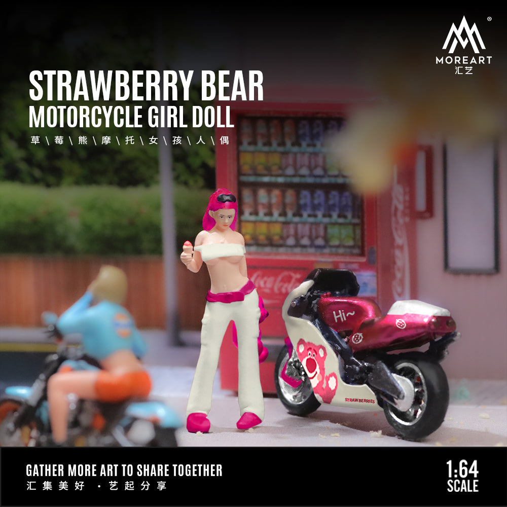 Mô hình Diorama Strawberry Bear góc tổng thể