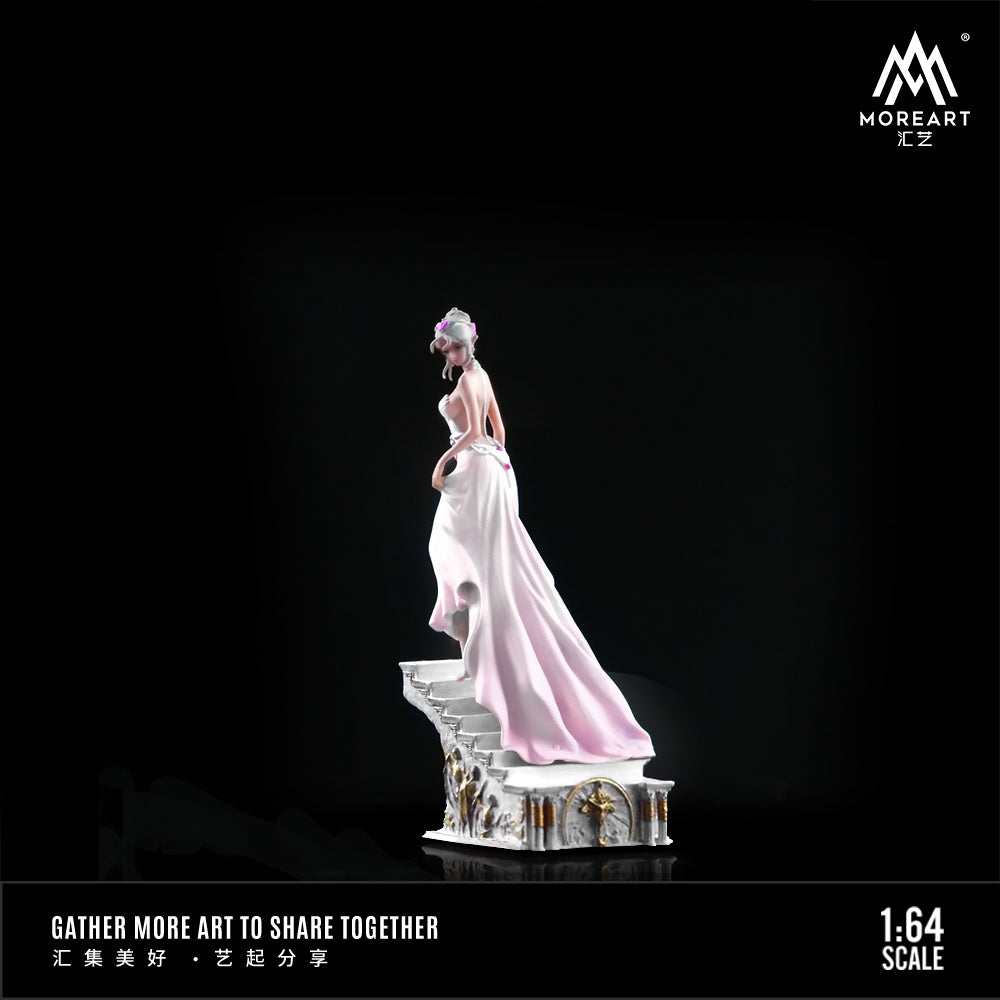 Mô hình diorama White Ice Princess MOREART nhìn từ trên xuống