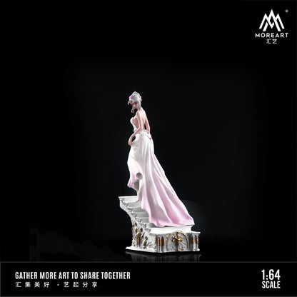 Mô hình diorama White Ice Princess MOREART nhìn từ trên xuống