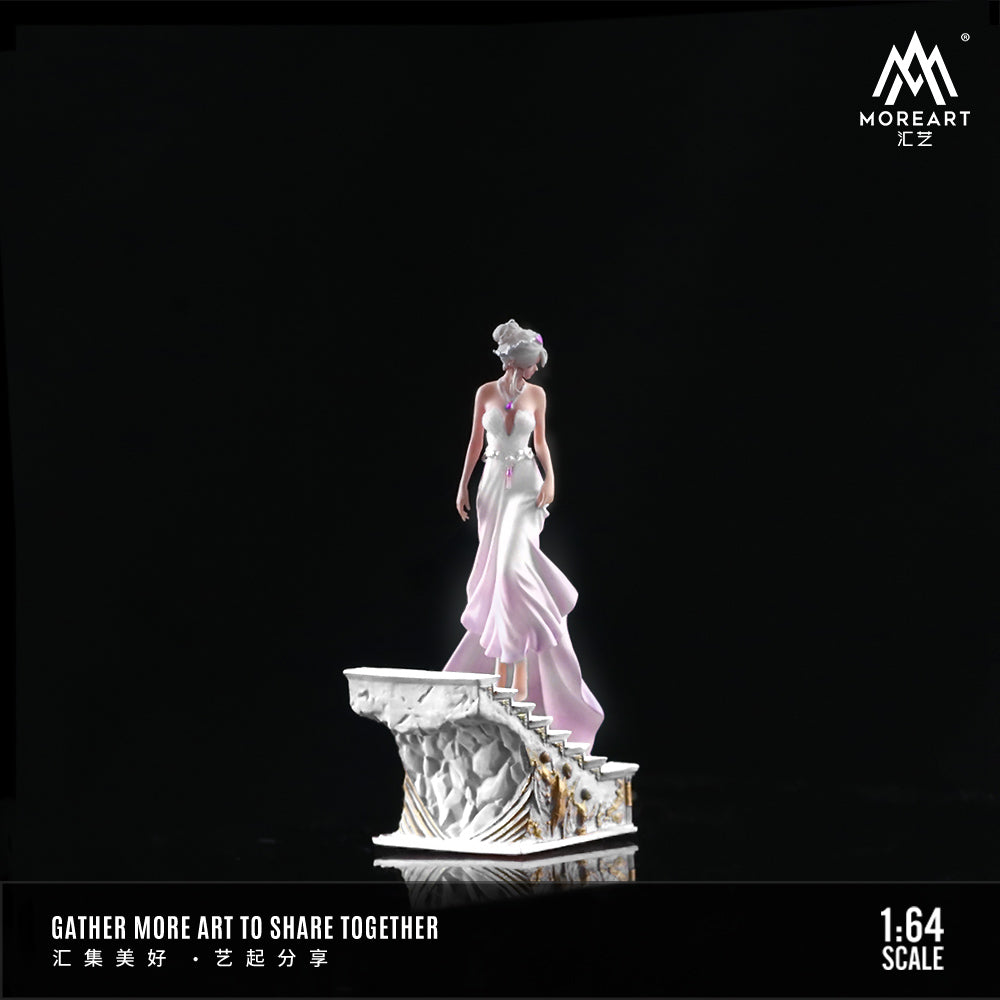 Chi tiết búp bê trong diorama White Ice Princess MOREART