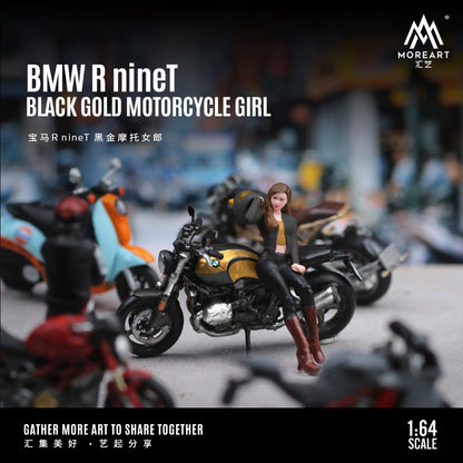 Toàn cảnh diorama BMW R nineT Motorcycle Girl MoreArt